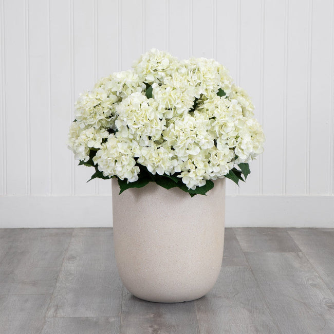 Faux Hydrangea Floor Plant 88.9 cm (35 in.)