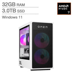 HP OMEN 35L Gaming Desktop, AMD Ryzen 7 8700F – 32GB RAM, 3TB SSD, NVIDIA GeForce RTX 5070