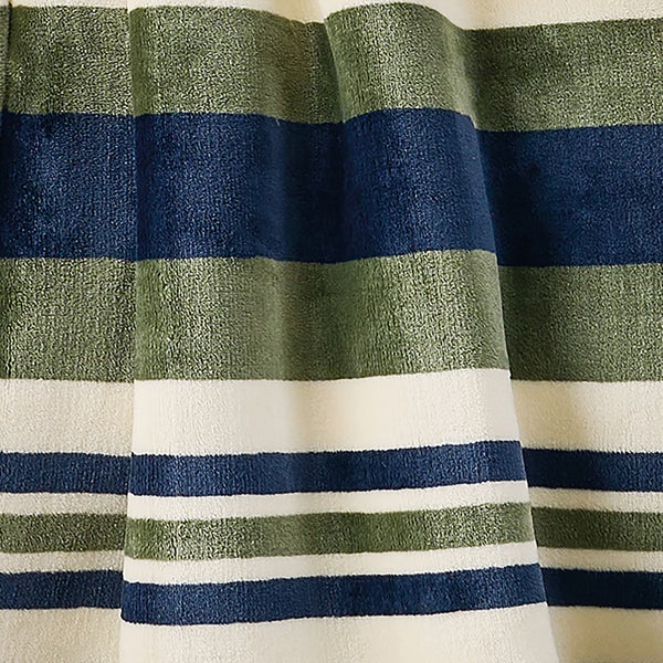Tommy Hilfiger Luxe Plush Sherpa Throw