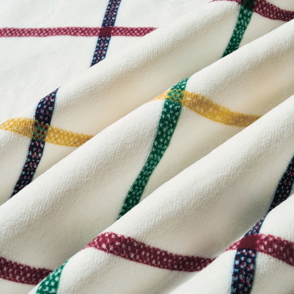 Tommy Hilfiger Luxe Plush Sherpa Throw