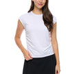 Lolë Women's Ruched Side Active T-Shirt - White