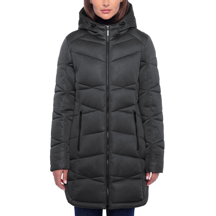 Etage Denmark Women's Super Stretch Winter Coat - Dark Grey