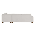Thomasville Miles Right-hand Facing 3-piece Fabric Sectional with Storage Ottoman, Beige
