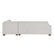 Thomasville Miles Right-hand Facing 3-piece Fabric Sectional with Storage Ottoman, Beige