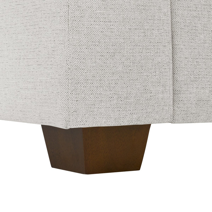 Thomasville Miles Right-hand Facing 3-piece Fabric Sectional with Storage Ottoman, Beige