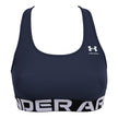 Under Armour Women's HeatGear Mid Branded Sports Bra - Navy