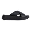 FitFlop Women's F-MODE Leather Flatform Cross Slides