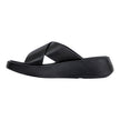 FitFlop Women's F-MODE Leather Flatform Cross Slides