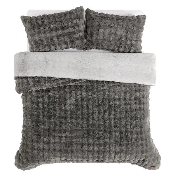 FRYE 3-piece Faux Fur Comforter Set