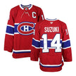 Frameworth Nick Suzuki Signed Montreal Canadiens Red Fanatics Premium