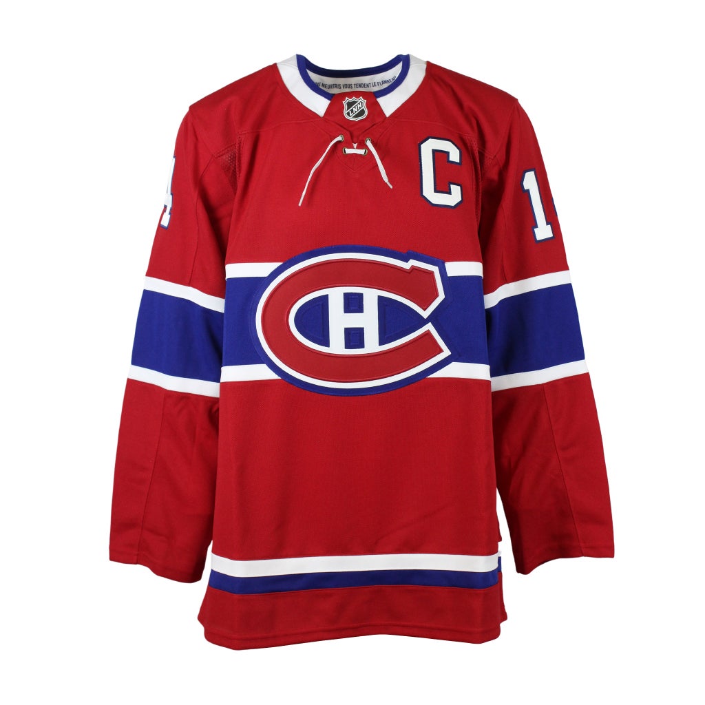 Frameworth Nick Suzuki Signed Montreal Canadiens Red Fanatics Premium