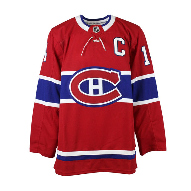 Frameworth Nick Suzuki Signed Montreal Canadiens Red Fanatics Premium