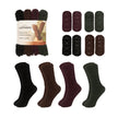 LAZYPANTS Women's Non-slip Cozy Socks, 4-pairs