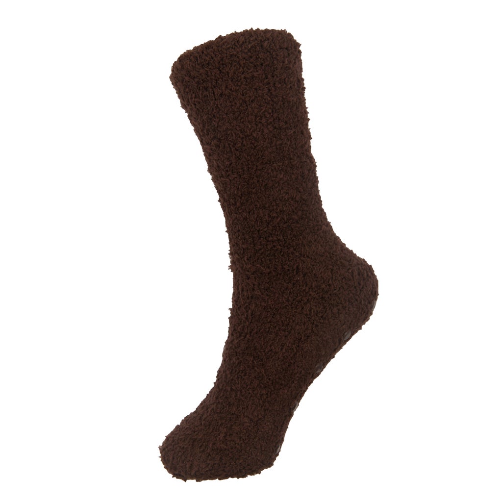 LAZYPANTS Women's Non-slip Cozy Socks, 4-pairs