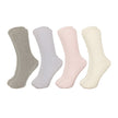 LAZYPANTS Women's Non-slip Cozy Socks, 4-pairs