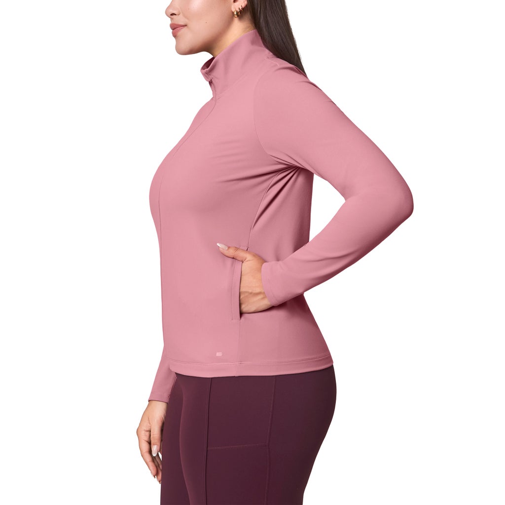 Mondetta Women's Ultra-Soft Full-Zip Yoga Jacket