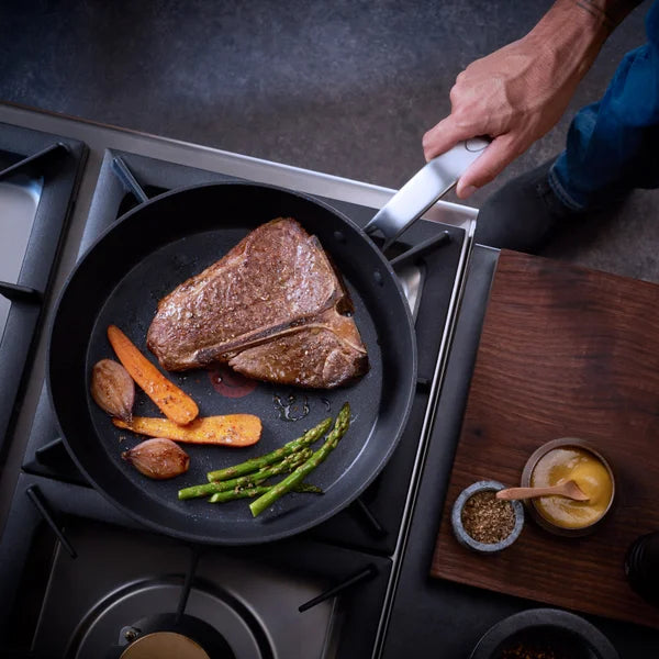 T-Fal Stone Shield Non-Stick Deep Sauté Pan with Lid, 4.7 L (5 qt.)