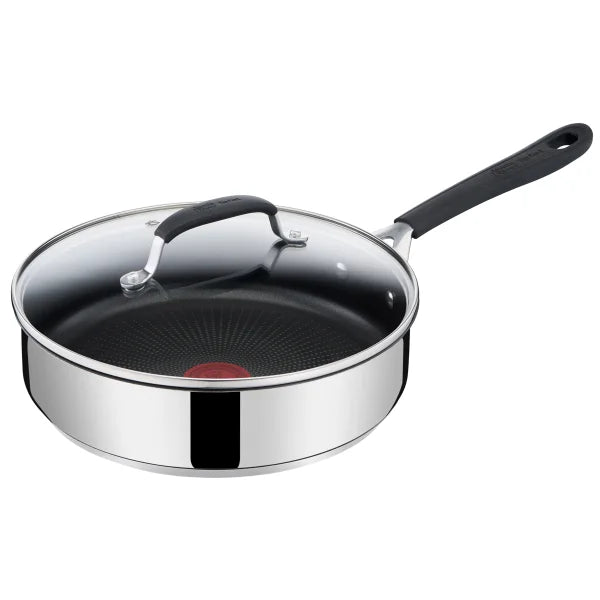 Jamie Oliver by T-fal Stainless Steel Sauté Pan with Lid, 3.2 L (3.4 qt.)