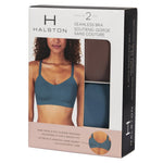 Halston Women's Seamless Bra, 2-pack