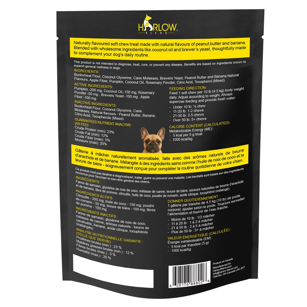 Harlow Blend Soft Chew Dog Treat, 340 gram, 2-pack
