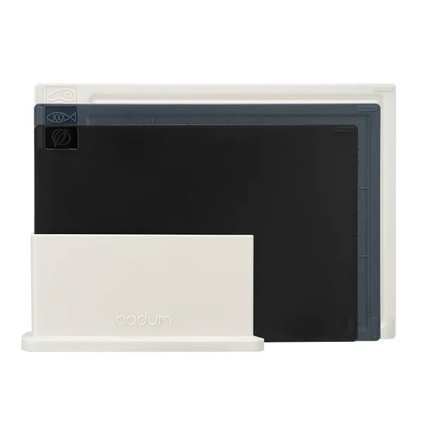 Bodum Bistro Cutting Board Set with Storage, 3-piece