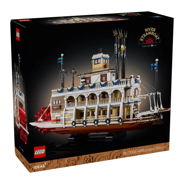 LEGO Ideas River Steamboat 21356 with Bonus LEGO Architecture New York City 21028