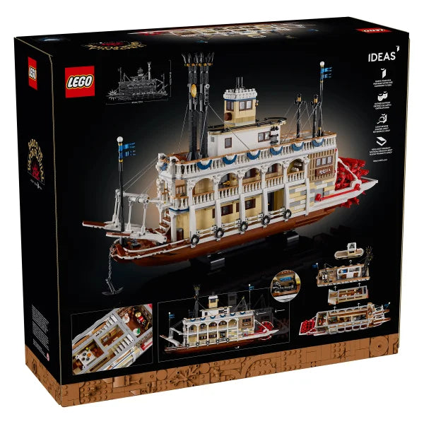 LEGO Ideas River Steamboat 21356 with Bonus LEGO Architecture New York City 21028