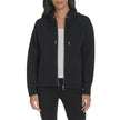 DKNY Jeans Women's Ottoman Rib Full Zip Hoodie