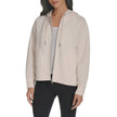 DKNY Jeans Women's Ottoman Rib Full Zip Hoodie