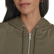 DKNY Jeans Women's Ottoman Rib Full Zip Hoodie