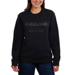 Kirkland Signature Unisex Logo Crewneck Sweatshirt