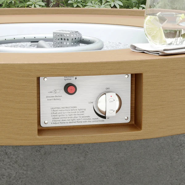 Madera 2-piece Fire Table