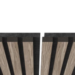 Artika Sonolok Sound-Absorbing Slatted Wall Panel, 94 in. x 8 in.