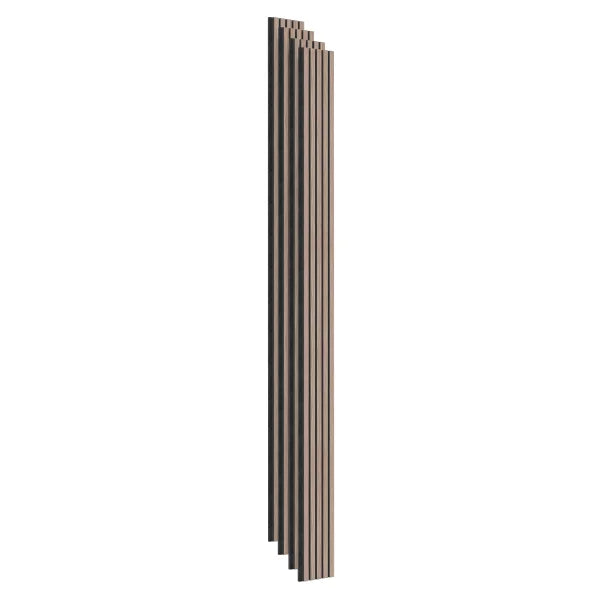 Artika Sonolok Sound-Absorbing Slatted Wall Panel, 94 in. x 8 in.
