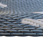 Sonoma Grey Palm Reversible Outdoor Area Rug