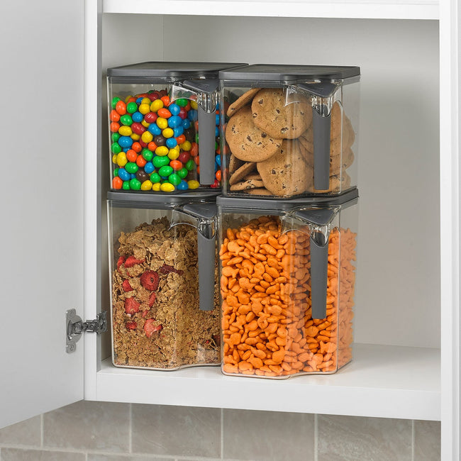 Polder Handle-It Storage Canister Set, 4-piece