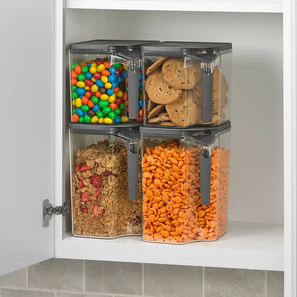 Polder Handle-It Storage Canister Set, 4-piece