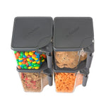 Polder Handle-It Storage Canister Set, 4-piece