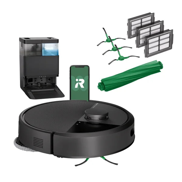 iRobot Roomba Plus 405 Combo Robot and AutoWash Dock Plus Replenishment Kit