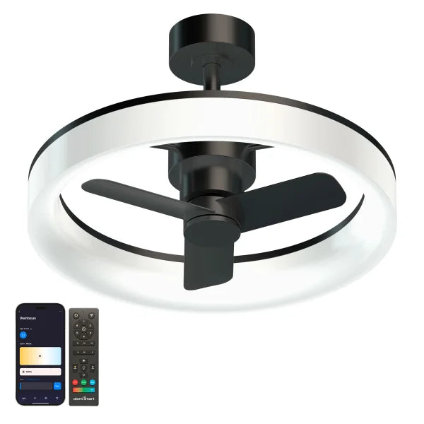 Atomi Smart 25 in. Wi-Fi Ventosus Ceiling Fan