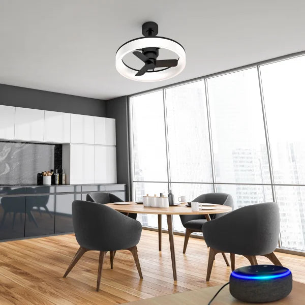 Atomi Smart 25 in. Wi-Fi Ventosus Ceiling Fan