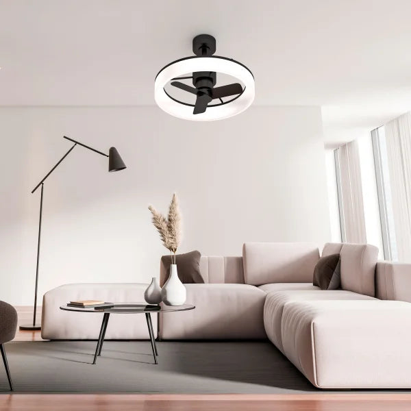 Atomi Smart 25 in. Wi-Fi Ventosus Ceiling Fan