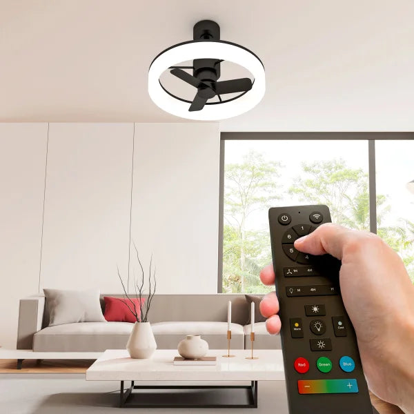 Atomi Smart 25 in. Wi-Fi Ventosus Ceiling Fan