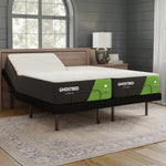 GhostBed Hybrid II 33 cm (13 in.) Gel Memory Foam Mattress with Adjustable Base