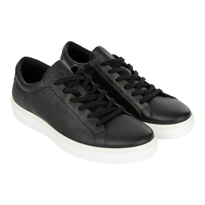 ECCO Soft 60 Men's Leather Sneaker - Black