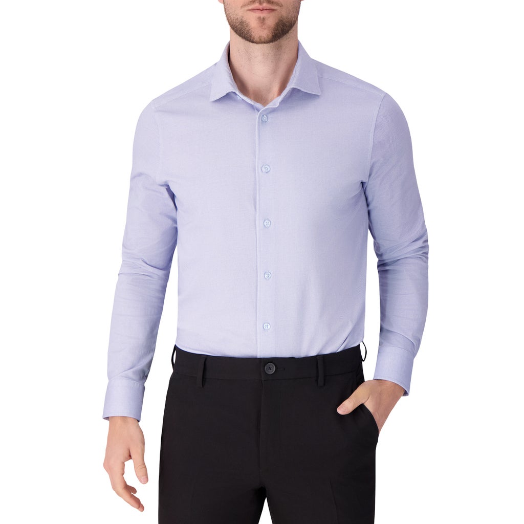 Victor Emmanuel Men's Dress Shirt - Light Blue