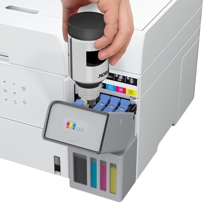 Epson EcoTank ET-3958 Wireless All-in-One Colour Supertank Printer with Two Bonus Black Ink Bottles