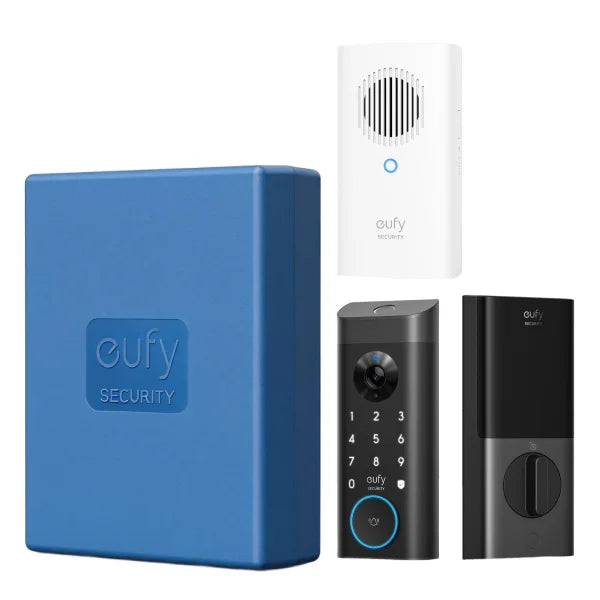 eufy Security E330 Video Smart Entry Lock with Chime and Extra Battery