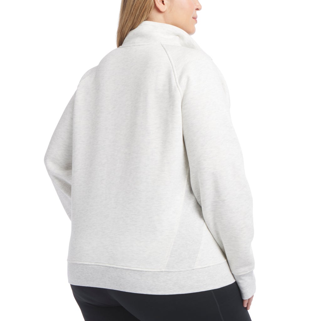 Danskin Women's Oversized Half Zip Funnel Neck