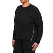 Tuff Athletics Women’s Long Sleeve Ottoman Pullover - Black